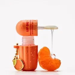 Lip 👄 Gloss sabor naranja 🍊 (trae un charm )
