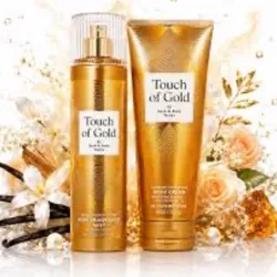 Set de colonia y crema Touch of Gold