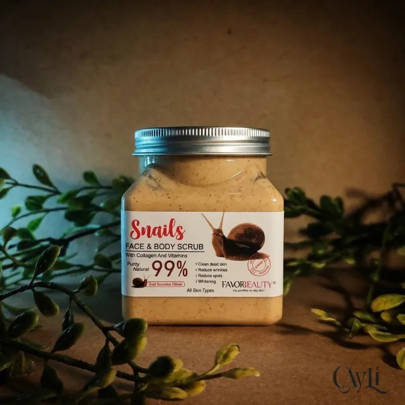 Exfoliante Corporal de Baba de Caracol