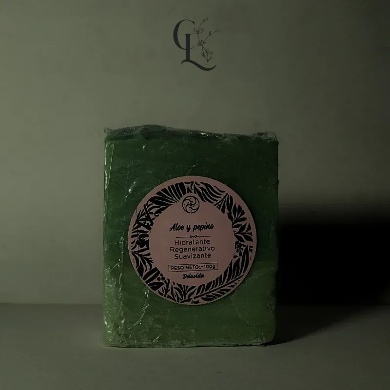 Jabón de Aloe Vera y Pepino 100gr