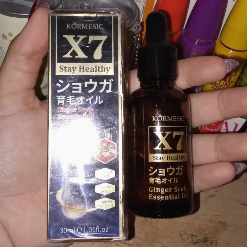 Aceite esencial de extracto de jengibre para el cabello 