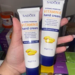 Crema hidratante de VITAMINA E para las manos de la marca SADOER