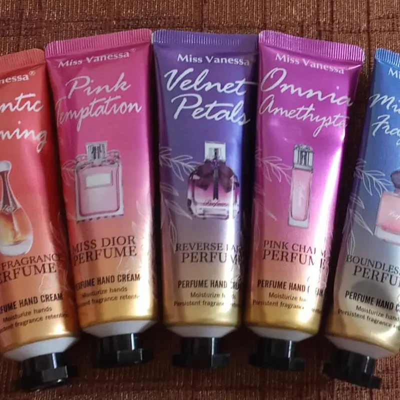 Crema para manos perfumadas