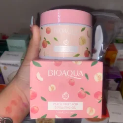 Exfoliante facial en gel de MELOCOTÓN de la marca BIOAQUA de 140g