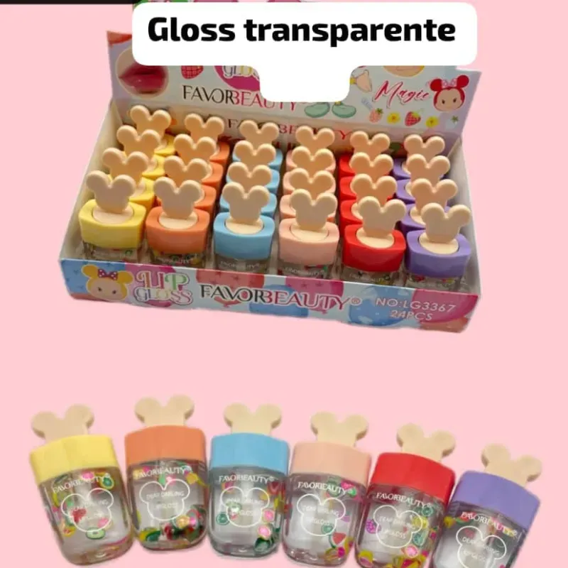 Gloss transparente de Mickey🌸