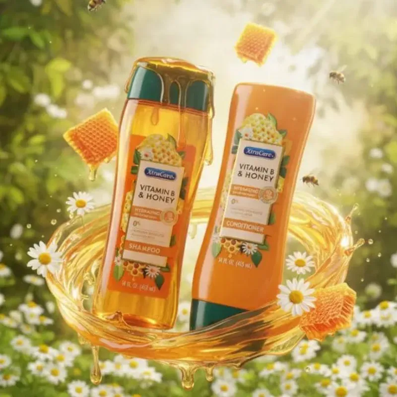 Juego de shampoo y acondicionador de la marca XtraCare de Miel ✨