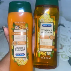 Juego de shampoo y acondicionador de VITAMINA E y MIEL