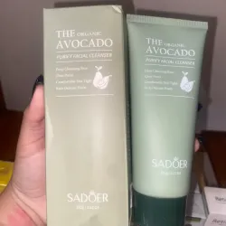 Limpiador facial de AGUACATE ORGÁNICO de la marca SADOER de 100g