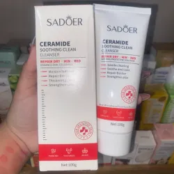 Limpiador facial de CERAMIDAS de la marca SADOER de 100g