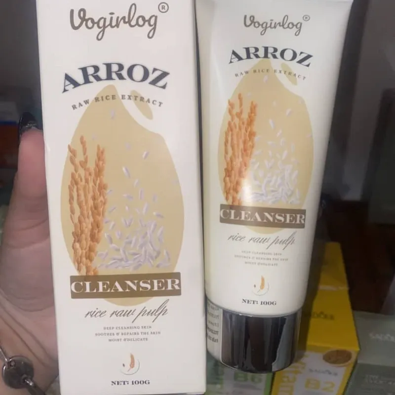 Limpiador facial de EXTRACTO de ARROZ de la marca VOGIRLOG