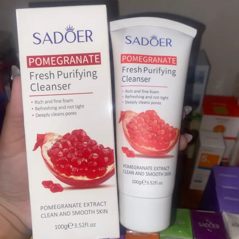 Limpiador facial de EXTRACTO de GRANADA(POMEGRANATE)de la marca SADOER