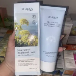 Limpiador facial de HINOJO MARINO y ÁCIDO HIALURÓNICO de la marca BIOAQUA