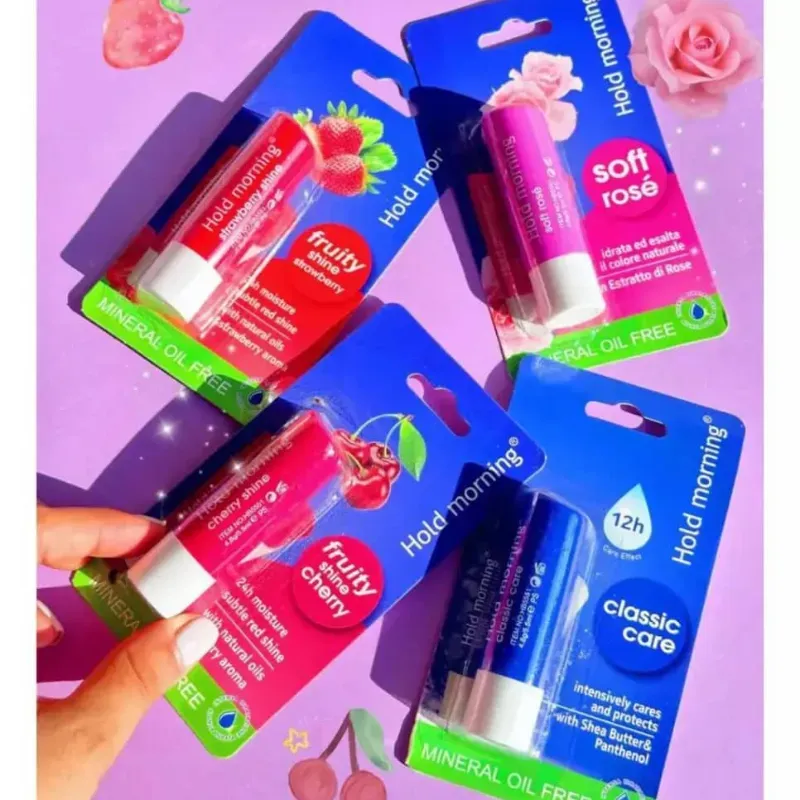 Lip balm HOLD MORNING hidratante sin color💐