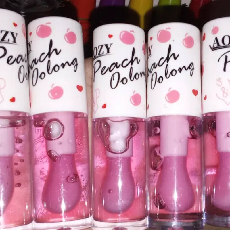 Lip gloss Peach transparente de aplicador ancho🌸