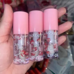 Lip gloss transparente de Fresa y aplicador ancho