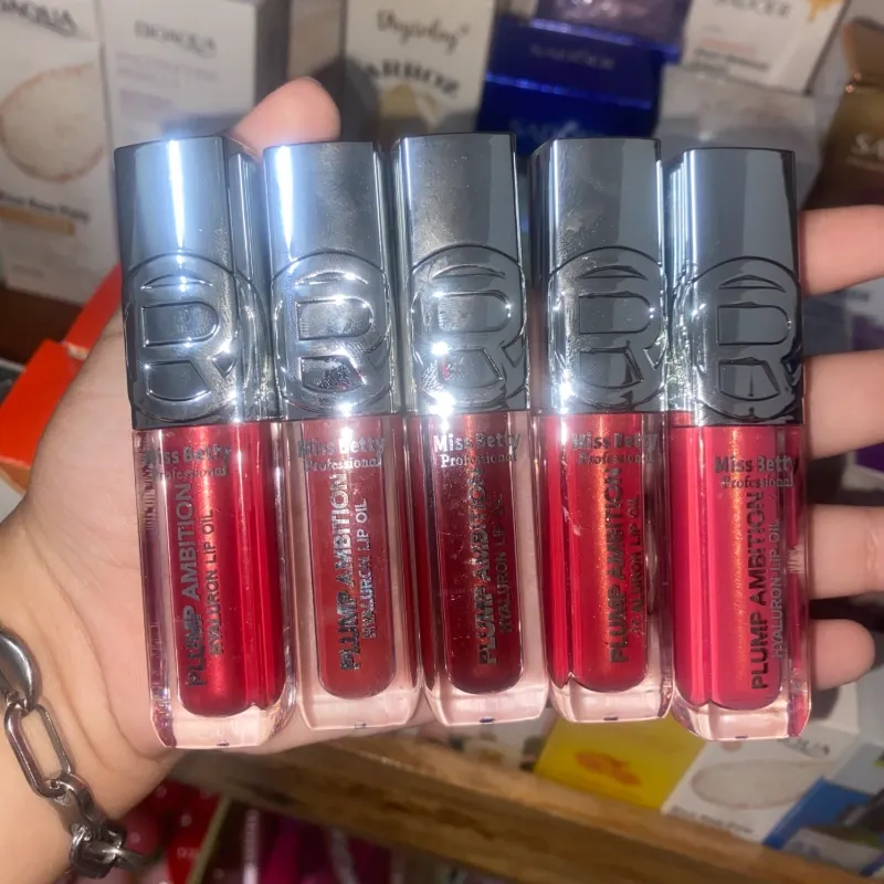 Lip oil con brillitos dupe de LOREAL PARÍS y fórmula de ÁCIDO HIALURÓNICO