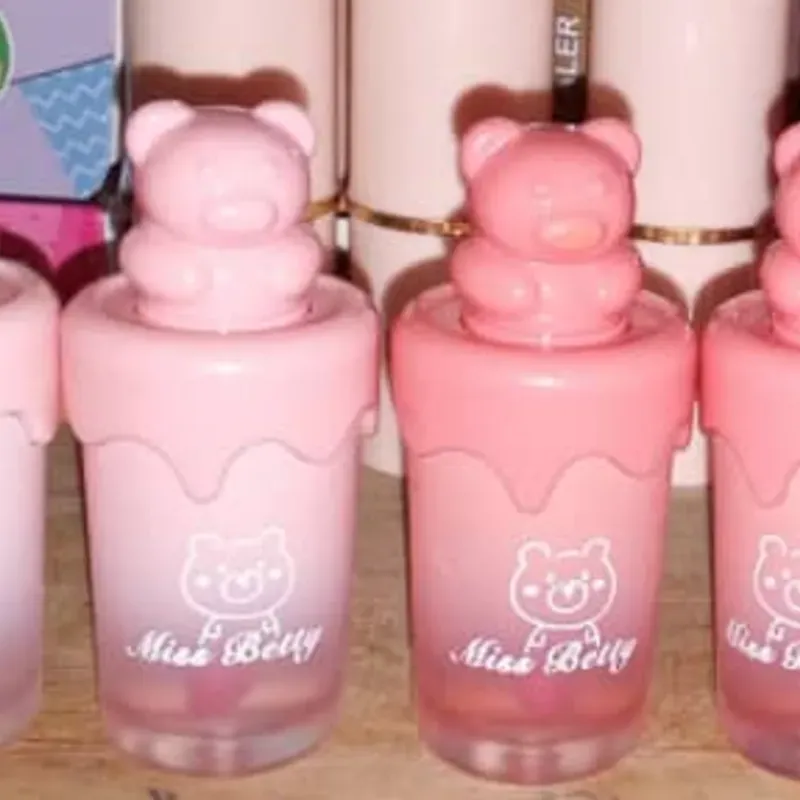Lip oil mágico de osito en formato de vasito🌸 