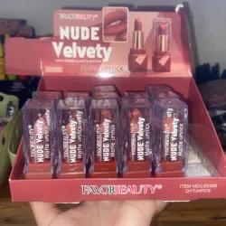 Labial mate en barra súper cremoso 