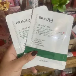 Mascarilla facial de ÁCIDO SALICILICO ANTI-ACNE