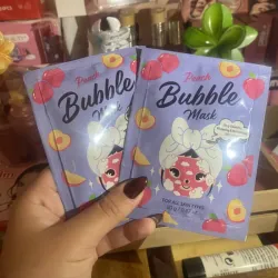 Mascarilla facial de burbujas de MELOCOTÓN