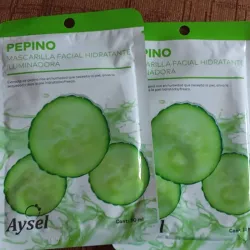 Mascarillas faciales de pepino