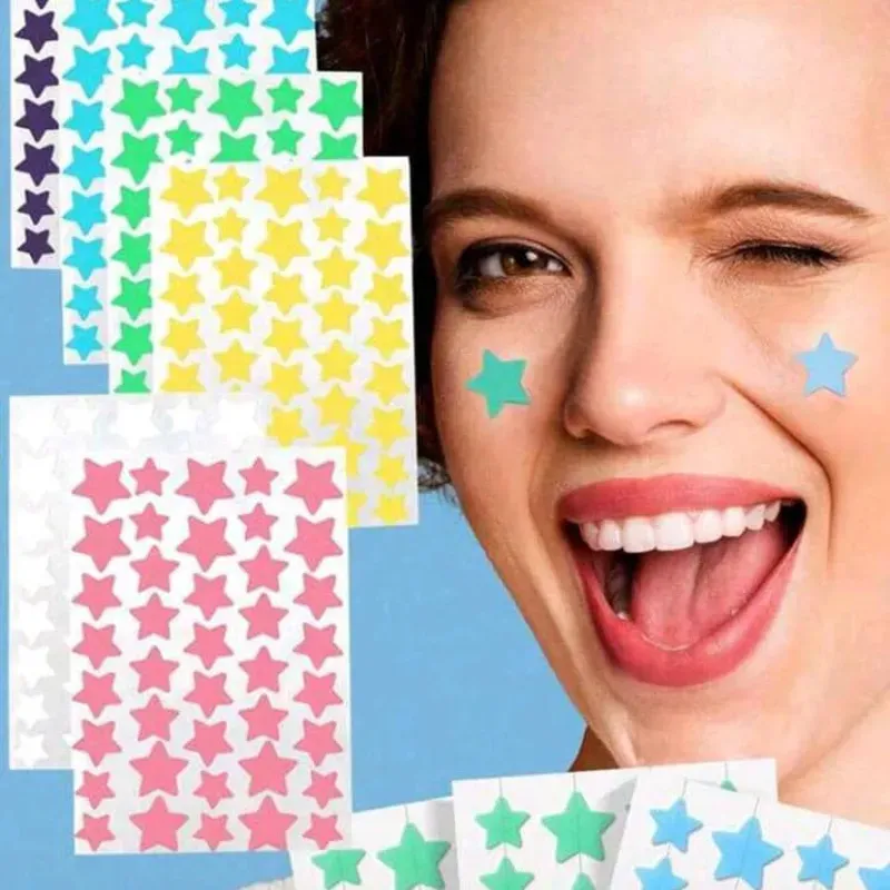 Parches de estrellas para el acné 