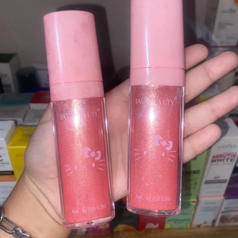 Polvo de hadas rosado para rostro y cuerpo