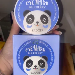 Pote de 30 pares de parches(60 parches)de hidrogel para eliminar las ojeras de ARÁNDANOS(BLUEBERRY)de la marca SADOER