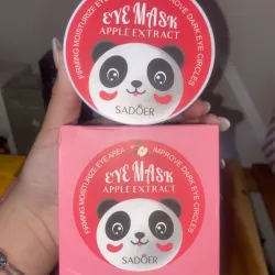 Pote de 30 pares de parches(60 parches)de hidrogel para eliminar las ojeras de EXTRACTO de MANZANA(APPLE EXTRACT)de la marca SADOER
