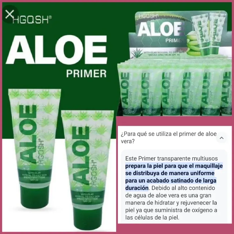 Primer de Aloe Vera 
