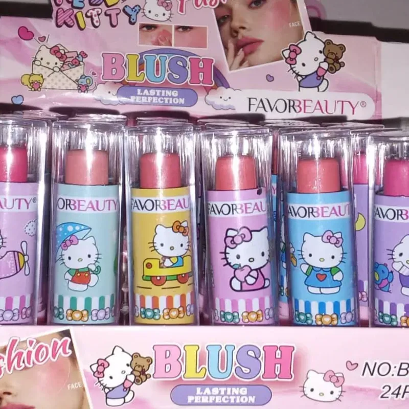 Rubor en barra de Hello Kitty🌸