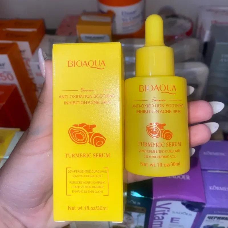 Sérum facial ANTI-ACNE de CÚRCUMA de la marca BIOAQUA