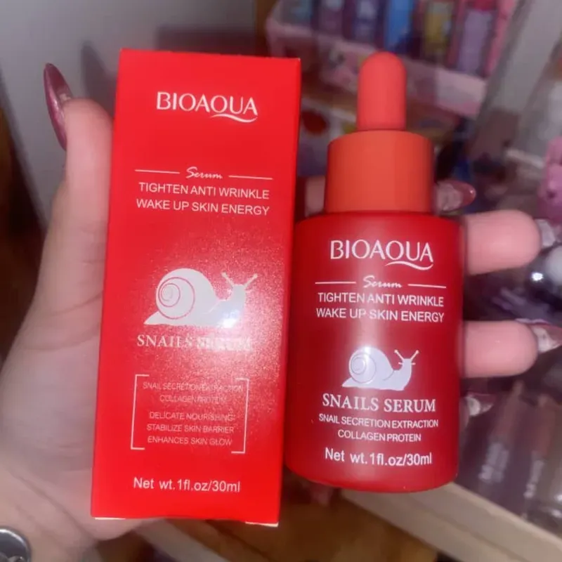 Sérum facial de COLÁGENO(Baba de caracol) de la marca BIOAQUA