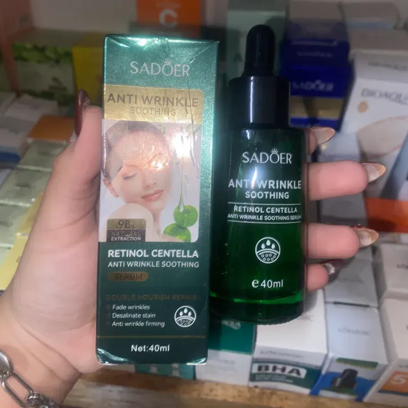 Sérum facial de RETINOL y CENTELLA ASIÁTICA de la marca SADOER