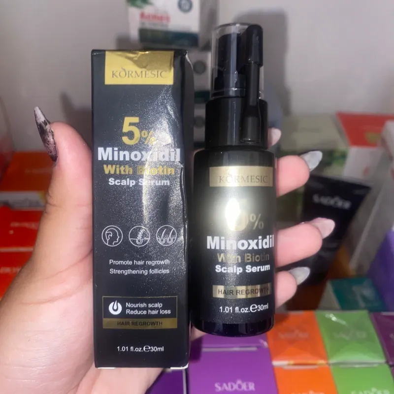 Sérum para el crecimiento del cabello MINOXIDIL de la marca KORMESIC