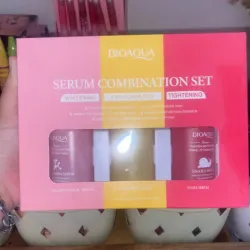 Set de 3 sérum faciales(NIACINAMIDA, CÚRCUMA, COLÁGENO)de 30ml de la marca BIOAQUA