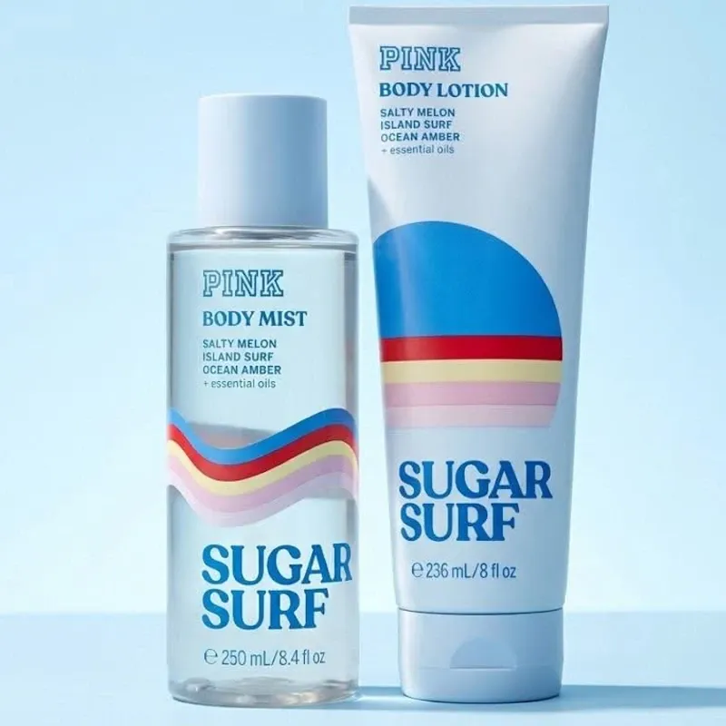Set de crema y colonia SUGAR SURF original de la marca VICTORIA SECRET