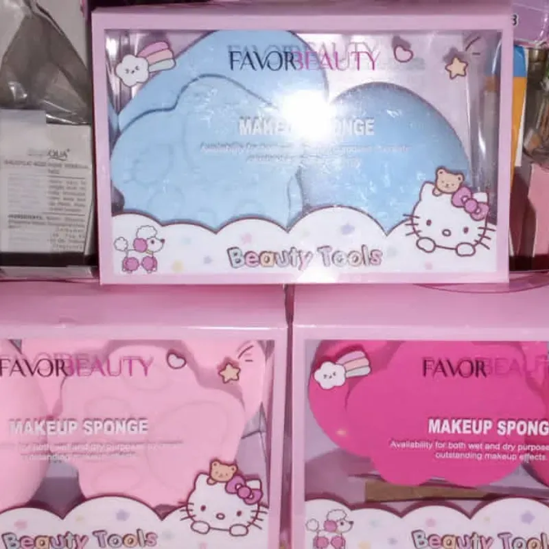 Set de tres esponjas grandes para el rostro🪷