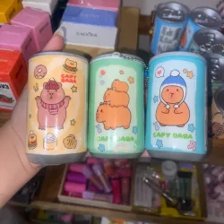 Toallitas desmaquillantes de ALOE VERA y VITAMINA E en formato de lata con llavero