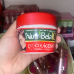 Tratamiento capilar con BICOLAGENO y más de 10 ingredientes naturales ideal para el control de caída del cabello de la marca NUTRIBELA