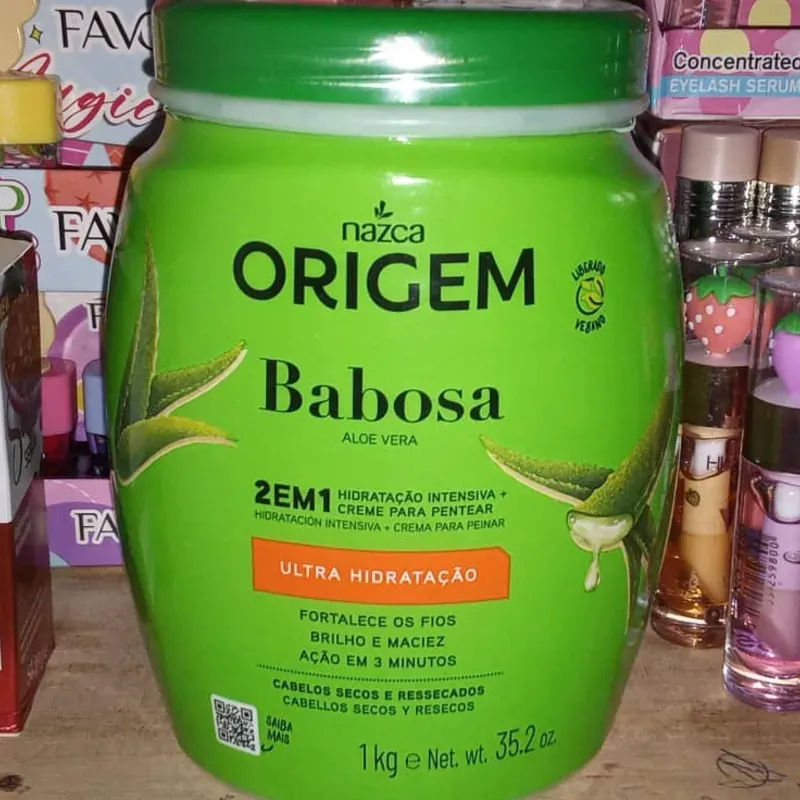 Tratamiento capilar de Aloe Vera de la marca ORIGEM 2 en 1✨