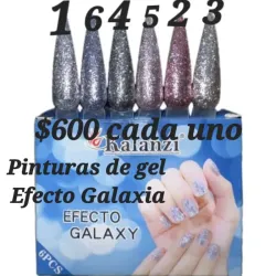 Pinturas de gel efecto galaxia