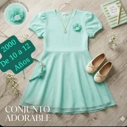 Vestido niña(10 -12 años)