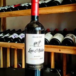 Vino Tinto Las Mulas -Carmenere- 700ml. 