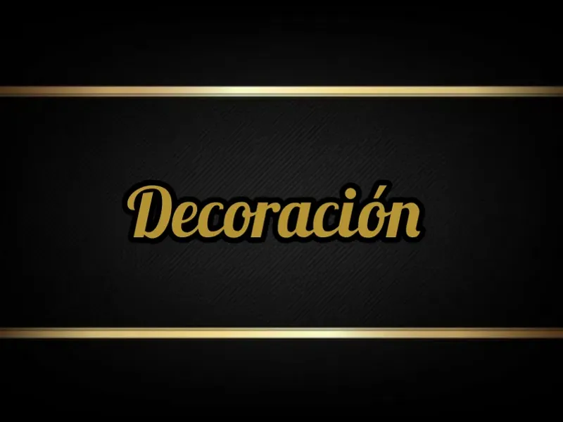 DECORACIÓN 