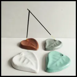 Porta Incienso Hoja (unidad)