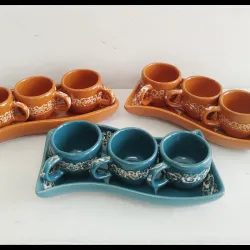 Set bandeja + 3 tazas 