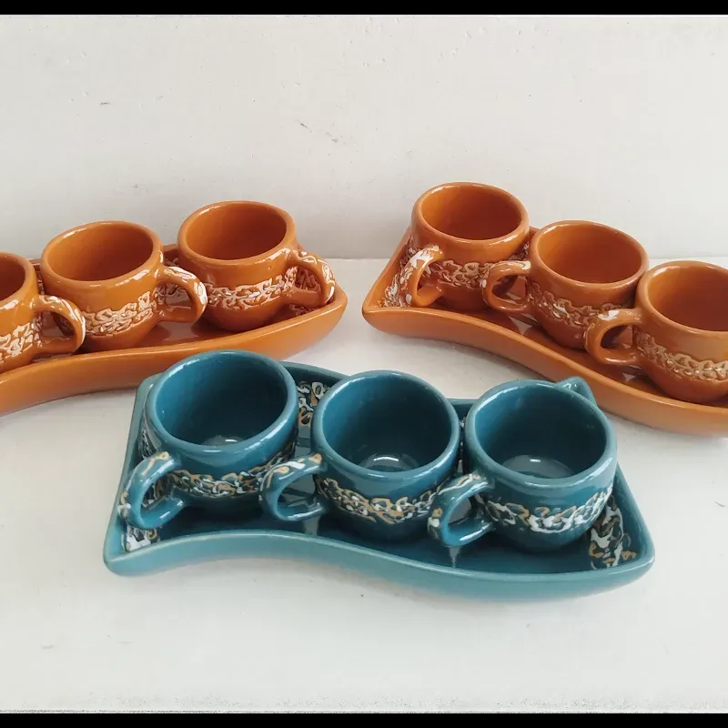 Set bandeja + 3 tazas 