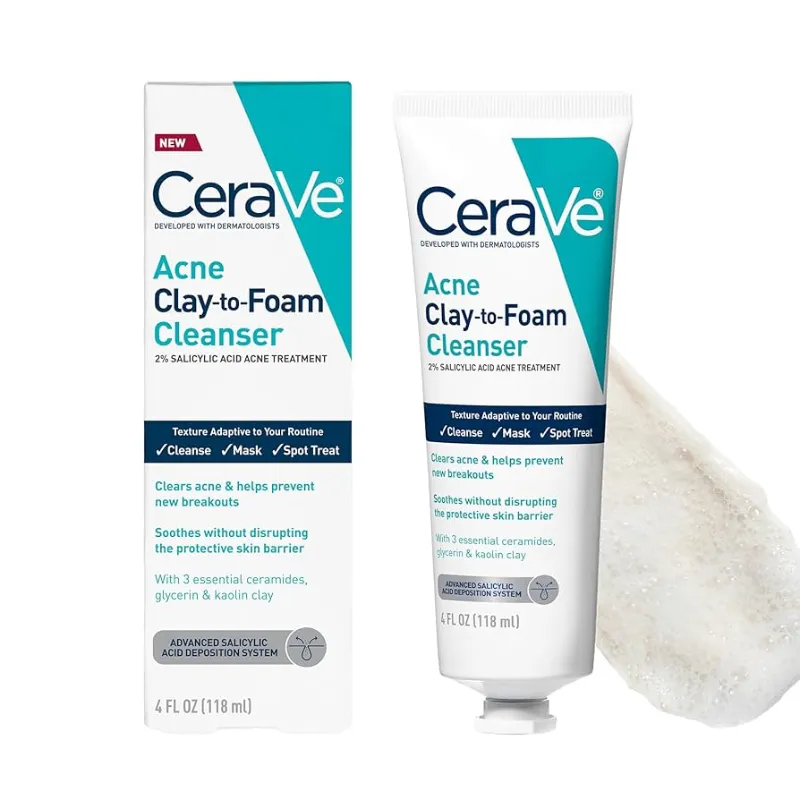 Acne Clay-to-Foam Cleanser 