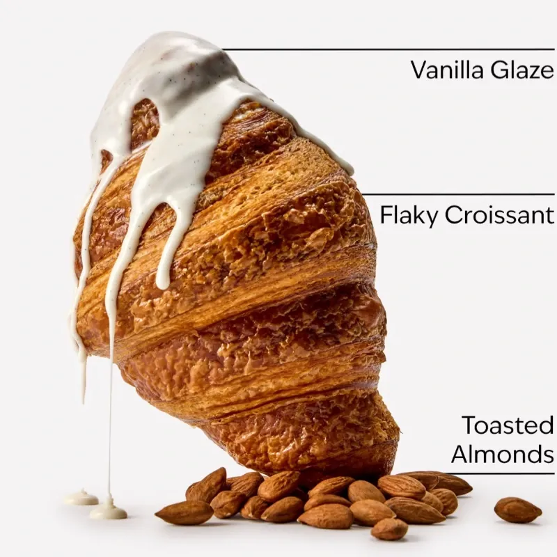 Almond croissant